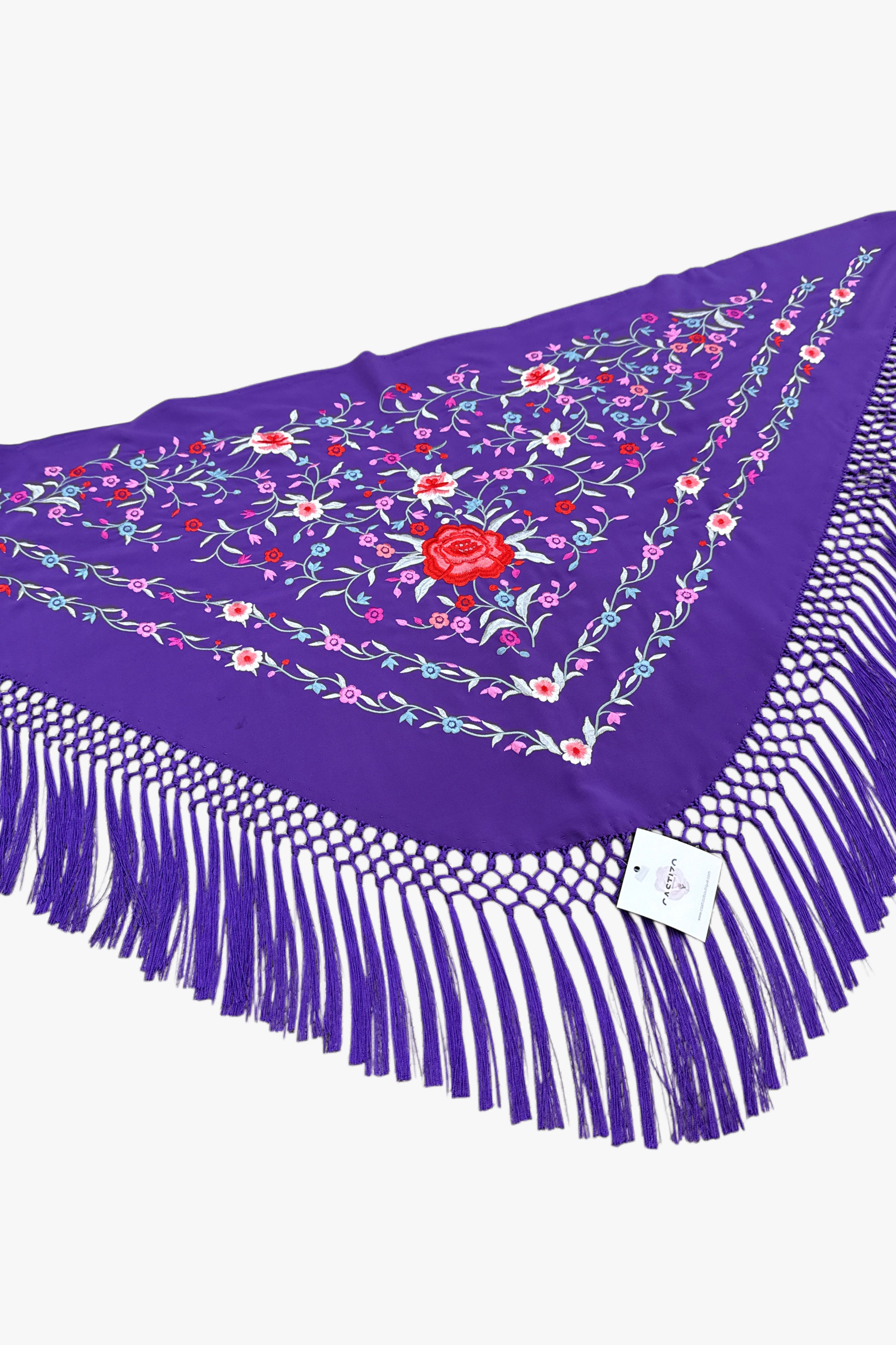 Mantoncillo Morado/Rojo | Mini flor