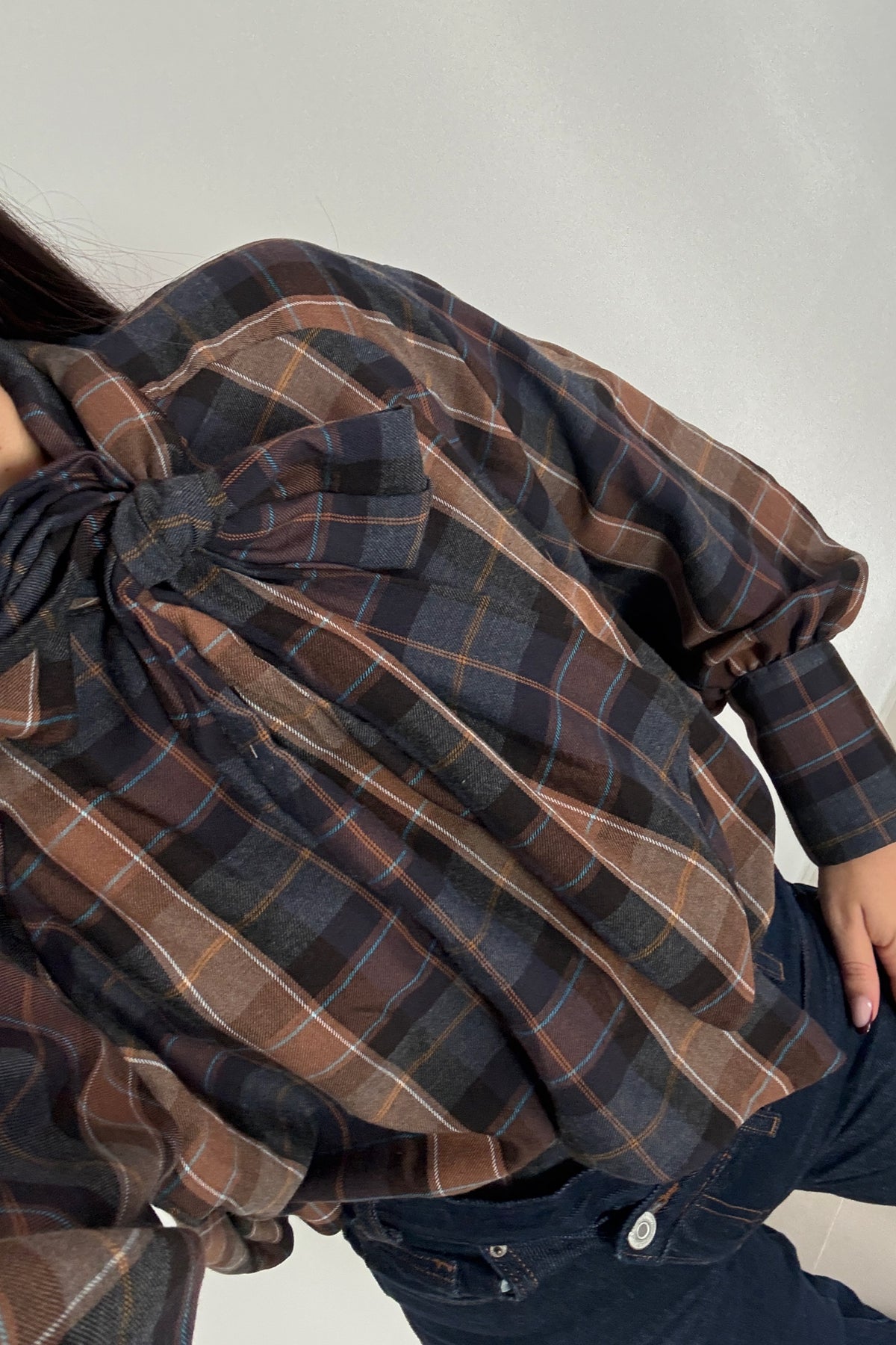 Blusa Cuadros Carla