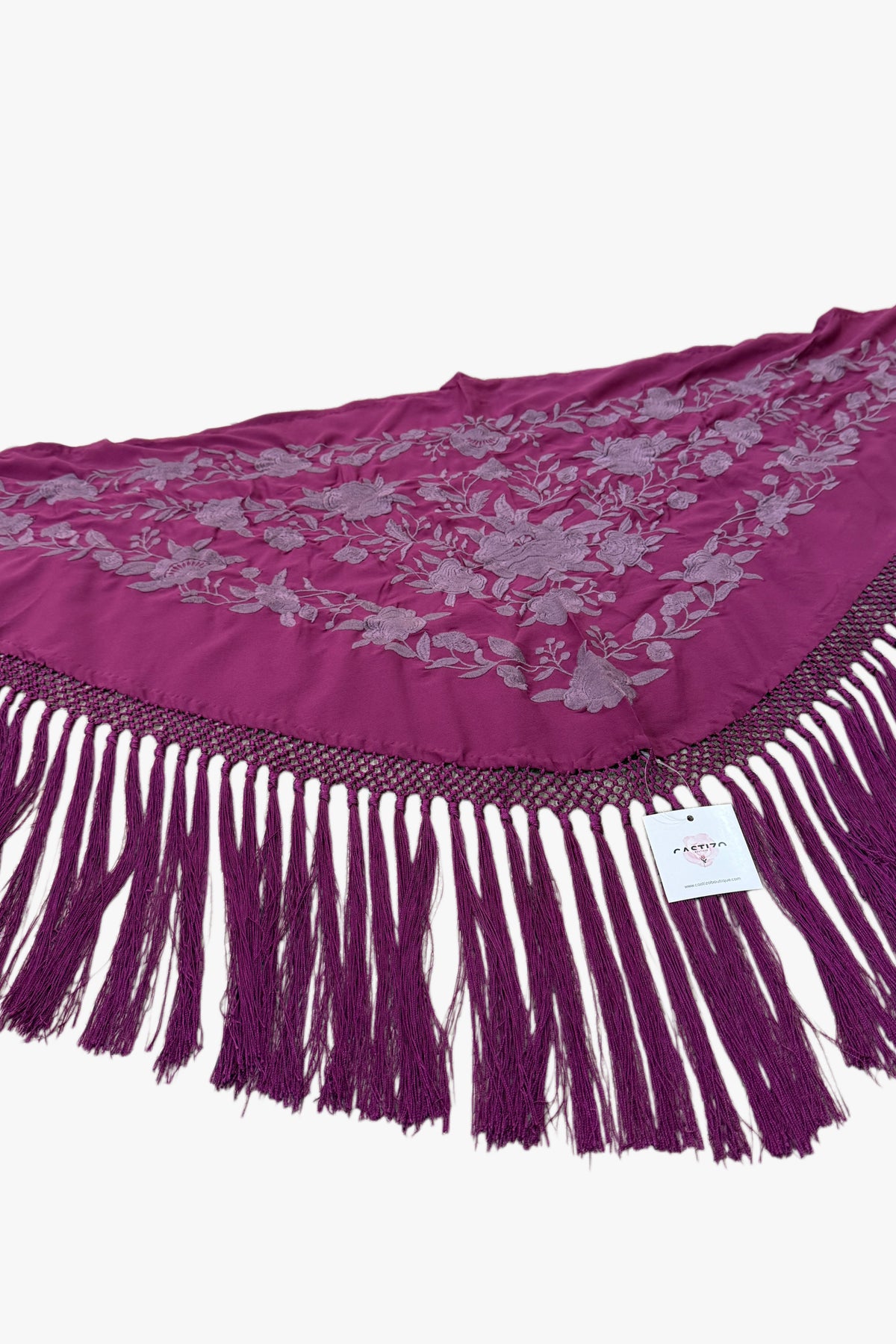 Mantón Berenjena | Monocolor