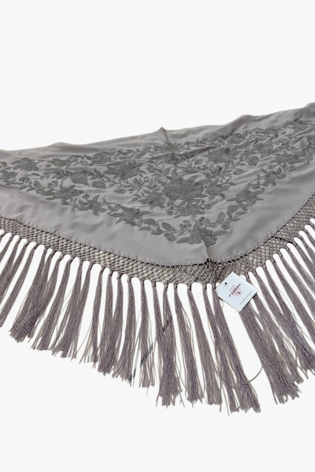 Mantón Gris Marengo | Monocolor