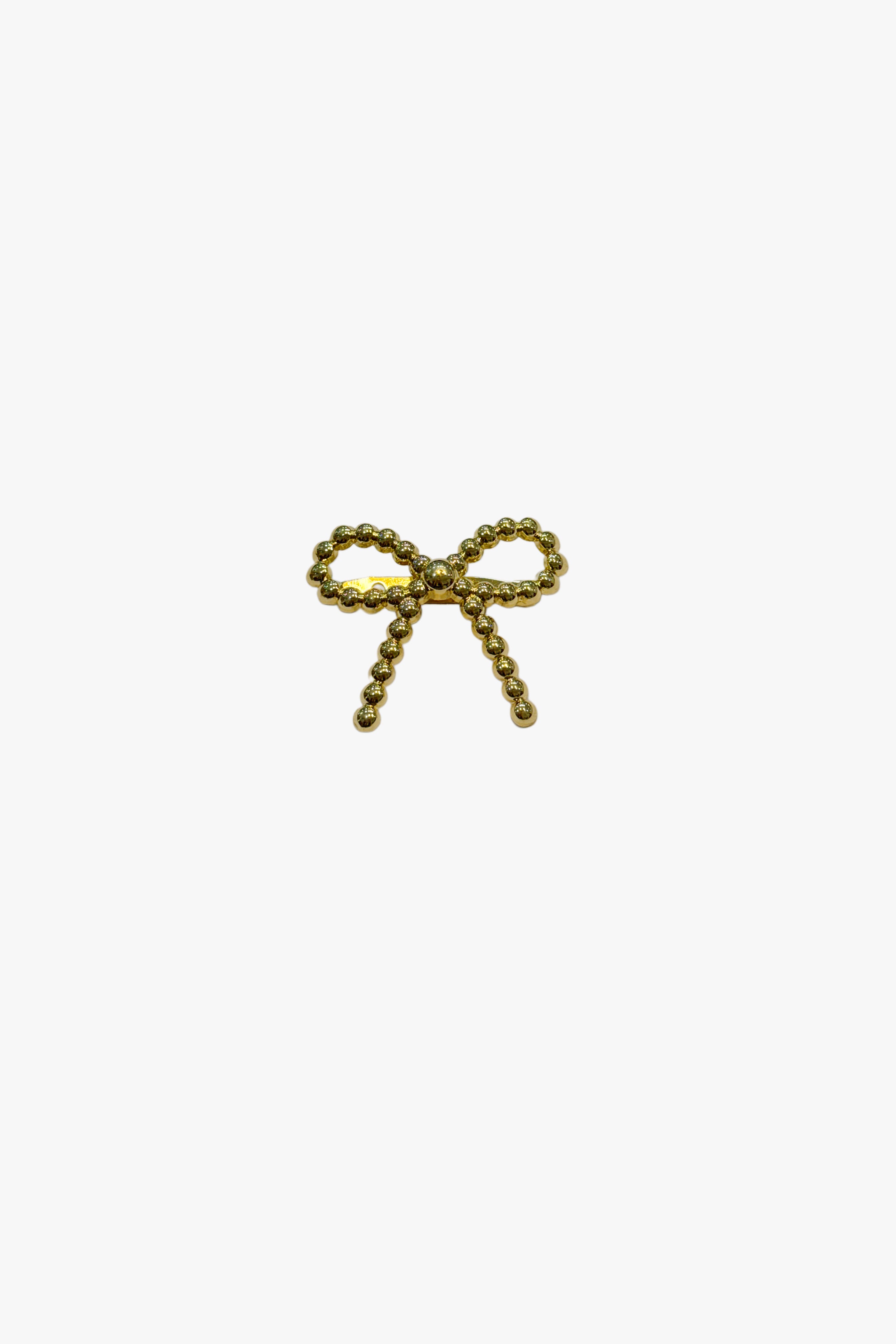 Broche lazo bolitas