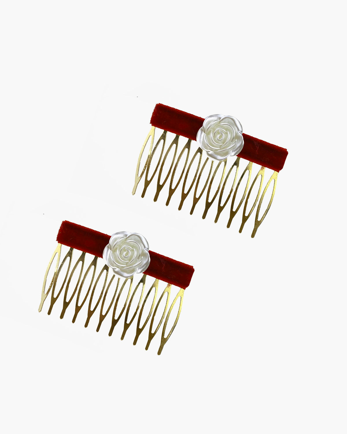 Peinecillos terciopelo flor [Pack]