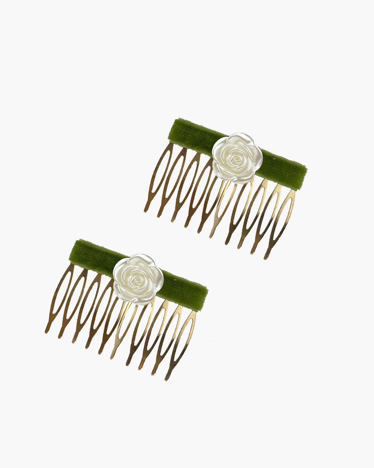 Peinecillos terciopelo flor [Pack]