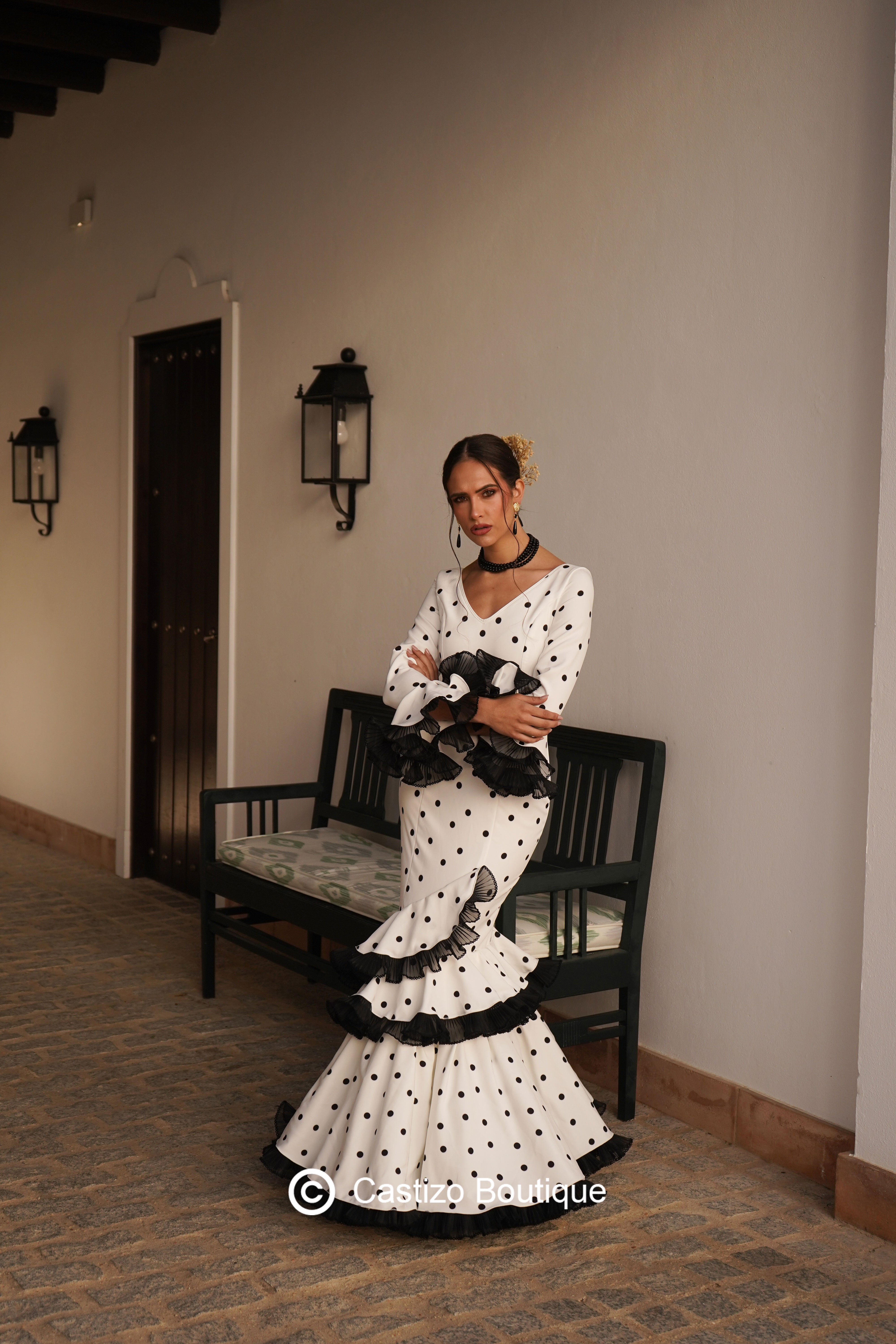 Traje Ágata | Blanco y negro