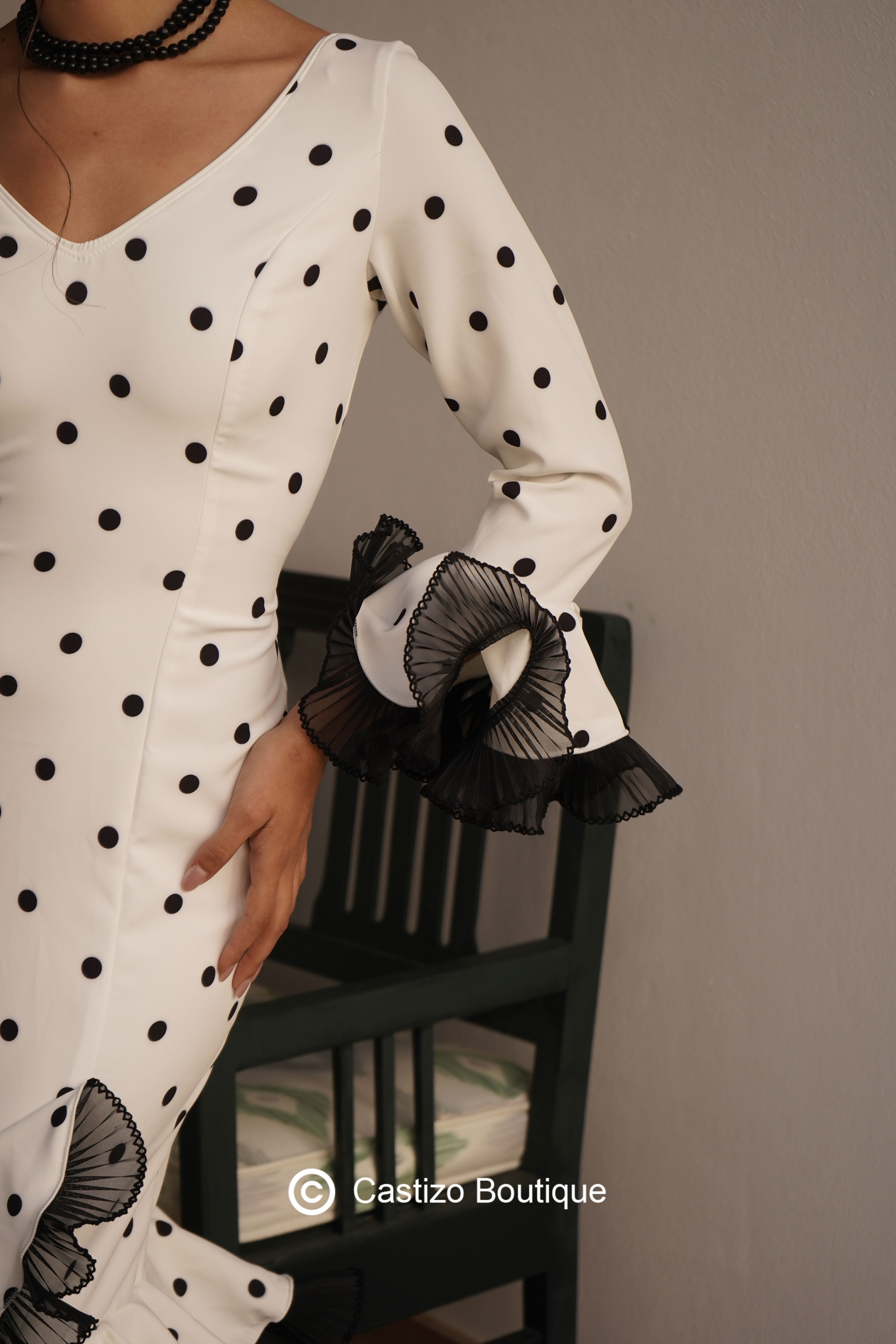 Traje Ágata | Blanco y negro