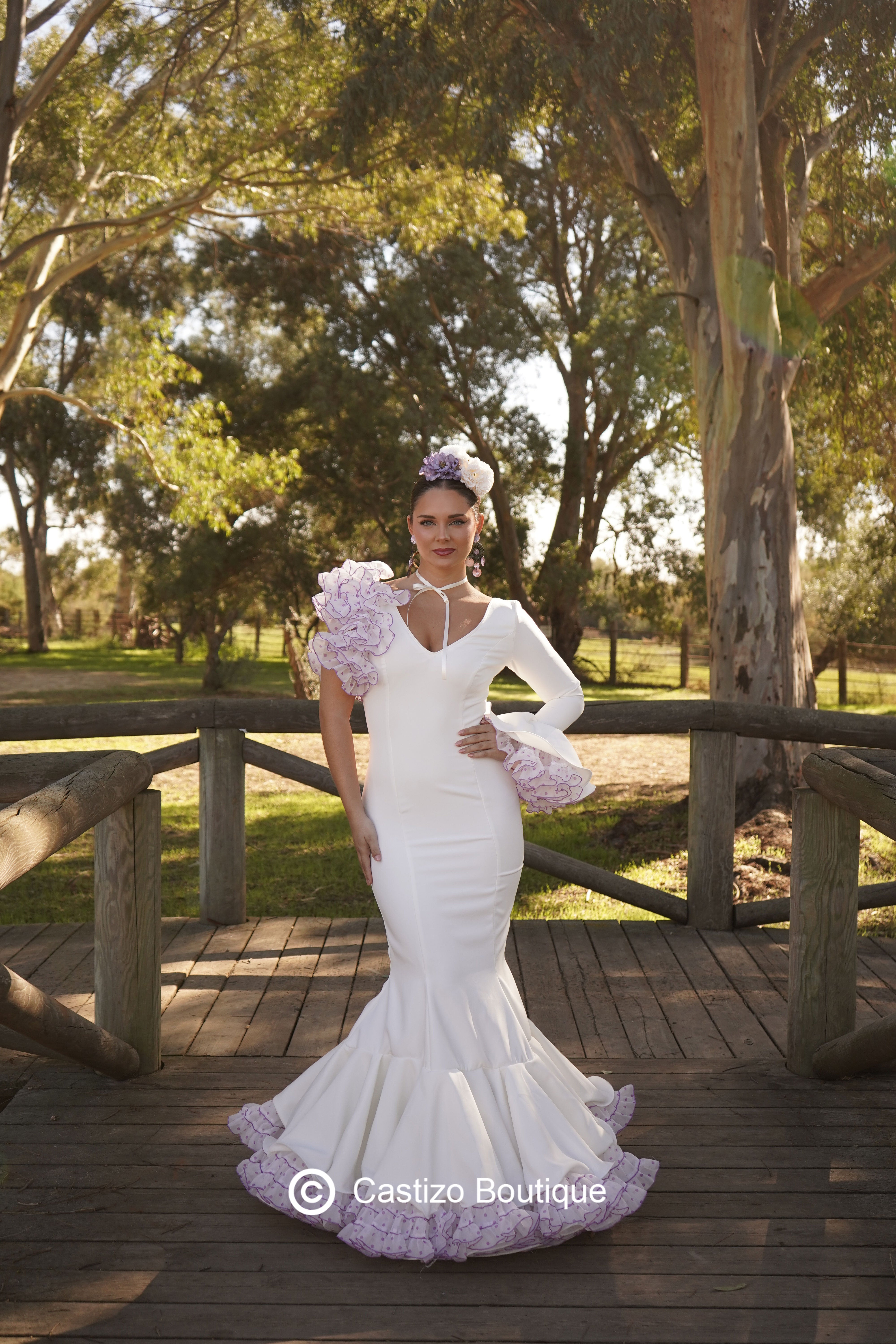 Traje Esmeralda | Crudo y malva