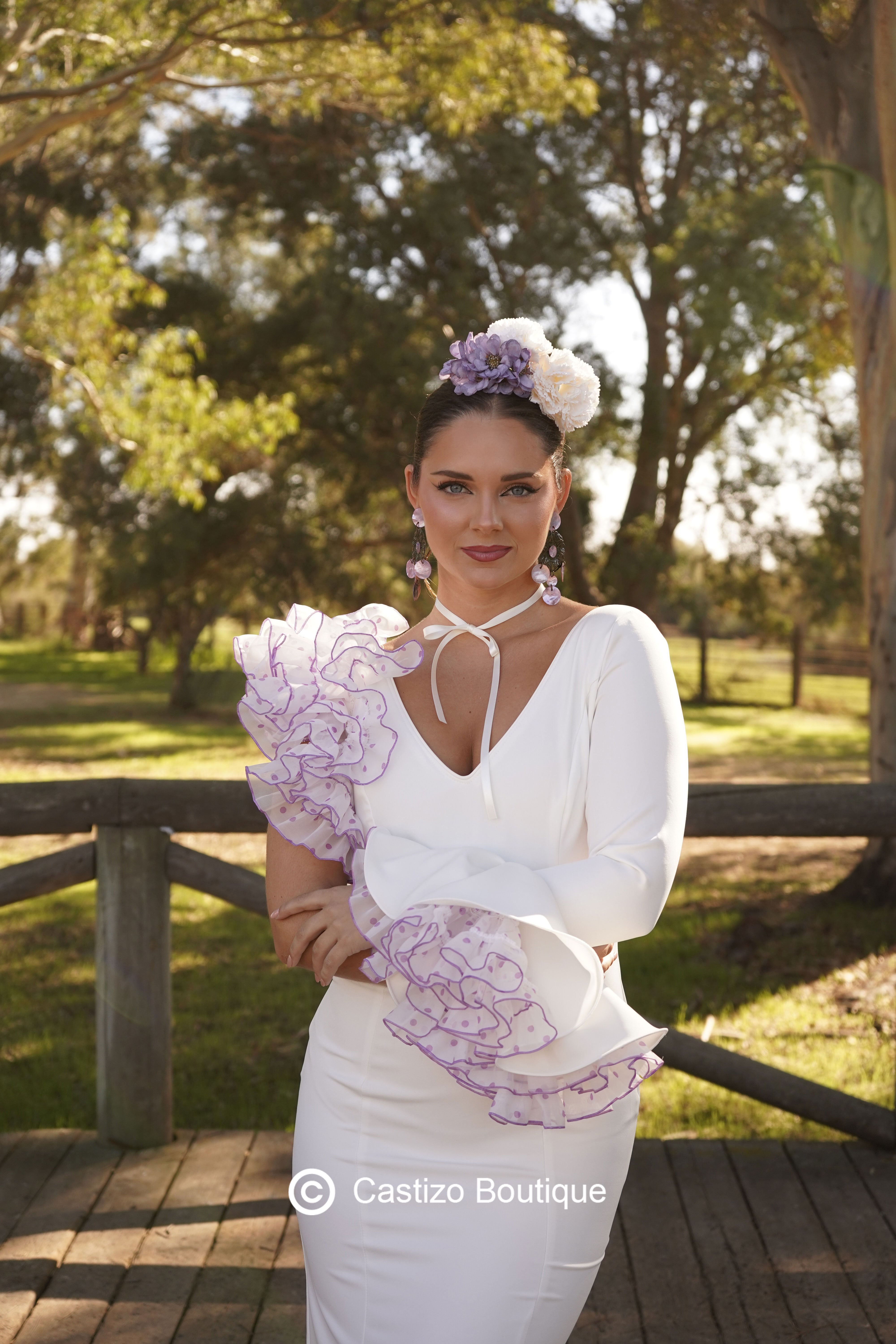 Traje Esmeralda | Crudo y malva