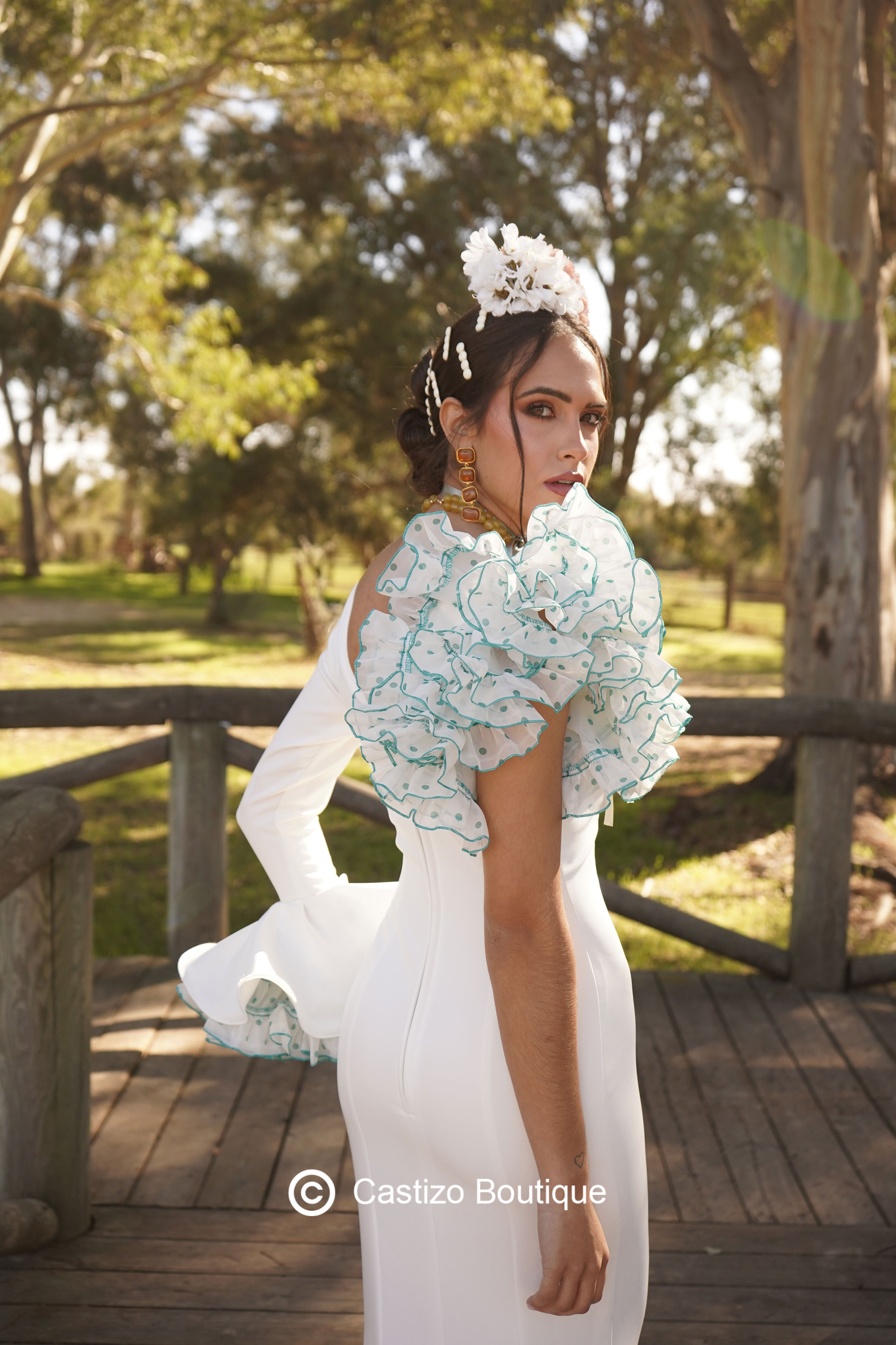 Traje Esmeralda | Crudo y verde