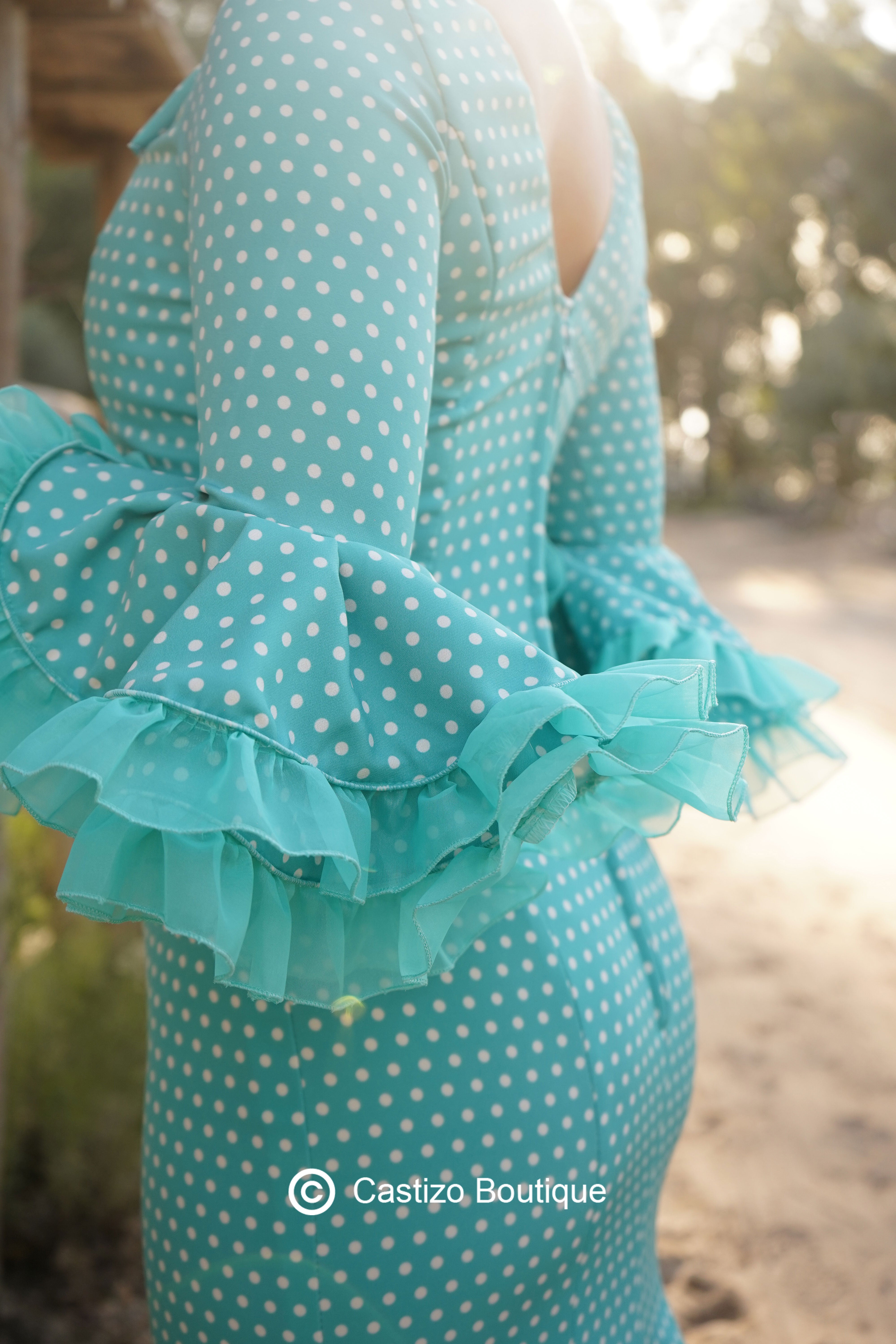 Traje Carmesí | Verde agua